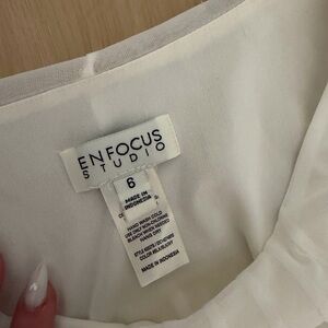 Chic White Dress by En Focus Studio